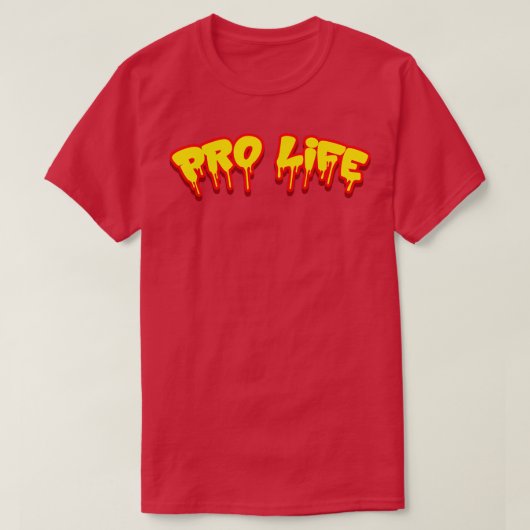 プロライフ Tシャツ (デザイン正面)