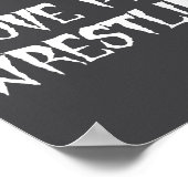プロレス大好き女子 Funny Quote Fo ポスター (角)