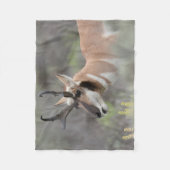 プロングルアンテロープバック | Grand Tetons フリースブランケット (正面)