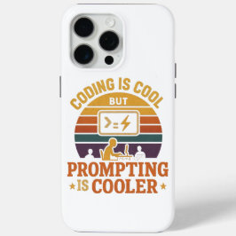 プロンプティング ビーツ コーディング iPhoneケース | テックユーモア iPhone 15 Pro Maxケース