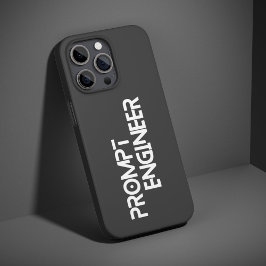 プロンプトエンジニア ミニマリスト 引用 iPhone 15 PROケース