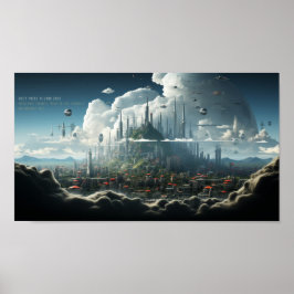 「プロンプト：未来とは？」 ポスター