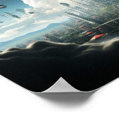 「プロンプト：未来とは？」 ポスター (角)