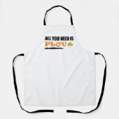 プロヴだけだ！ウズベク語、アゼルバイジャン料理 エプロン (正面)