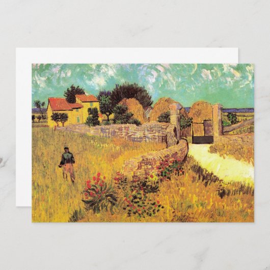 プロヴァンスのファームハウスby Vincent vanゴッホ (正面/裏面)