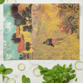 プロヴァンスのファームハウスby Vincent vanゴッホ キッチンタオル (折り畳み)