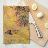 プロヴァンスのファームハウスby Vincent vanゴッホ キッチンタオル (四つ折り)