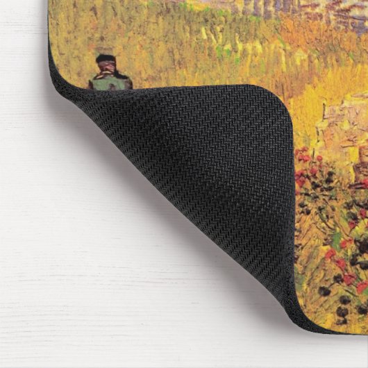 プロヴァンスのファームハウスby Vincent vanゴッホ マウスパッド (コーナー)