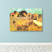 プロヴァンスのファームハウスby Vincent vanゴッホ・ヴァン・ゴッホ キャンバスプリント (インサイチュ (ウッドフロア))