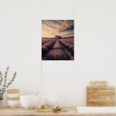 プロヴァンスのラベンダーの夢 ポスター (キッチン)