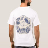 プロヴァンスのラヴァンドゥTシャツ Tシャツ (裏面)