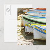 プロヴァンスの典型的な漁船は ポストカード (正面/裏面)