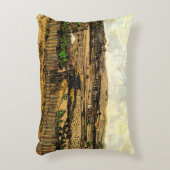 プロヴァンスの収穫 モンマジュール by ヴィンセント・ヴァン・ゴッホ アクセントクッション (正面(垂直))