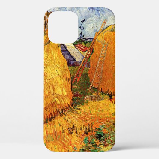 プロヴァンスの干し草の山 by ヴィンセント・ヴァン・ゴッホ Case-Mate iPhoneケース (裏面)