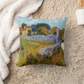 プロヴァンスの農家(1888)ビンセント・ヴァン・ゴッホ クッション (ブランケット)