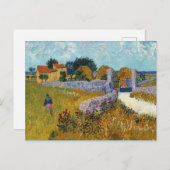 プロヴァンスの農家(1888)ビンセント・ヴァン・ゴッホ ポストカード (正面/裏面)