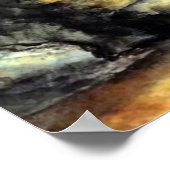 プロヴァンスの風景 – ポールセザンヌ- c1880 ポスター (角)