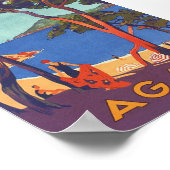 プロヴァンスアルペスコートダジュールFranceヴィンテージトラベル ポスター (角)