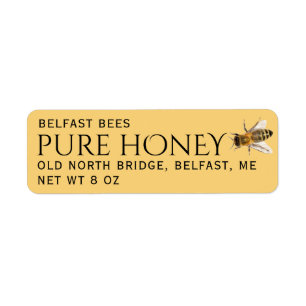 プロヴァンスイエロー差出人住所ハニーラベルビー ラベル