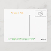 プロヴァンスインパリ ポストカード (裏面)