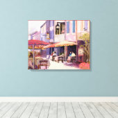 プロヴァンスカフェ キャンバスプリント (インサイチュ (ウッドフロア))