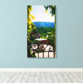 プロヴァンスガーデンビュー キャンバスプリント (インサイチュ (ウッドフロア))