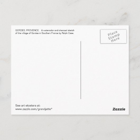 プロヴァンスゴーデスのポストカード ポストカード (裏面)