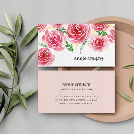 プロヴァンスバラ水彩フローラ 名刺