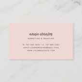 プロヴァンスバラ水彩フローラ 名刺 (裏面)