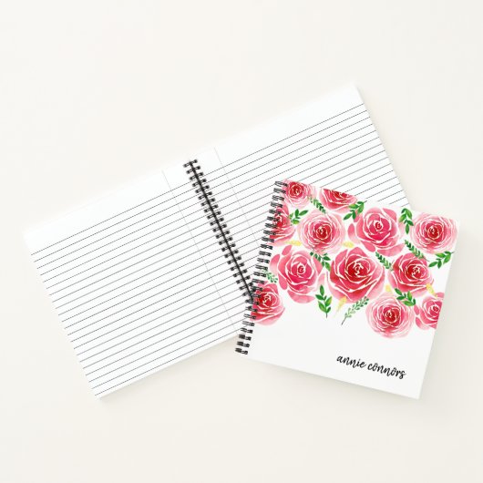 プロヴァンスバラ パーソナライズされた ノートブック (内部)