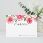 プロヴァンスバラ |ブライダルシャワーアドバイスカード アドバイスカード (スタンド正面)