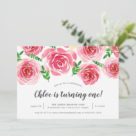 プロヴァンスバラ |最初の誕生日パーティーの招待 招待状 (スタンド正面)