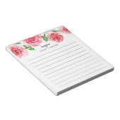 プロヴァンスバラ |線パーソナライズされた付 ノートパッド (アングル)