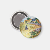 プロヴァンスファームハウスインザヴァンゴッホスタイル マグネット (正面/裏面)