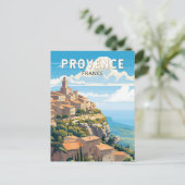 プロヴァンスフランストラベルアートヴィンテージ ポストカード (スタンド正面)