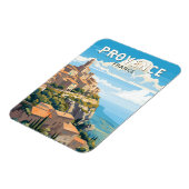 プロヴァンスフランストラベルアートヴィンテージ マグネット (左側)