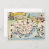 プロヴァンスフランスポストカード ポストカード (正面/裏面)