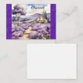 プロヴァンスフランスラベフランスのンダーフィールドウォーター色 ノートカード (正面/裏面)