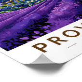 プロヴァンスフランスラベンダートラベルアートヴィンテージ ポスター (角)