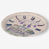 プロヴァンスフランスラベンダーフラワーサマーラブ ペーパープレート (アングル)