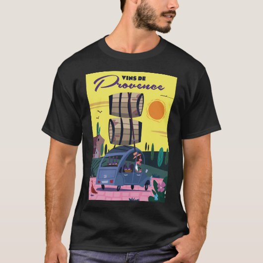 プロヴァンスポスター Tシャツ (正面)
