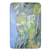 プロヴァンスポールセザンヌに家々 バスマット (正面縦)