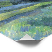 プロヴァンスポールセザンヌに家々 ポスター (コーナー)