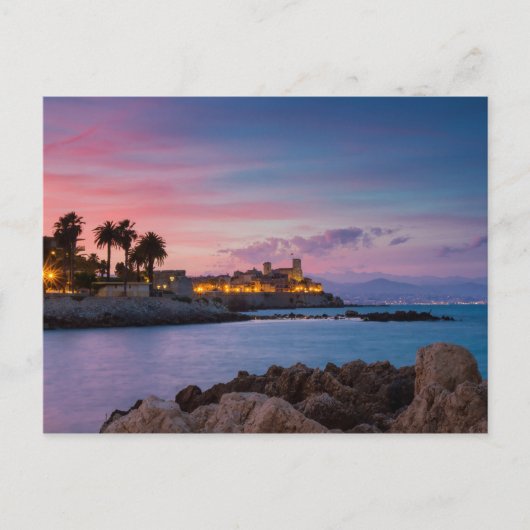 プロヴァンス – アンティーブポストカードの城 ポストカード (正面)