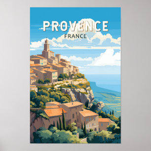 プロヴァンス フランス 旅行 アート ヴィンテージ ポスター