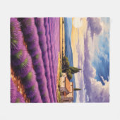 プロヴァンス フリースブランケット (正面(横))