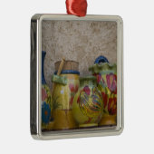 プロヴァンス、ムースティアーズ·サンテ·マリー·陶器 メタルオーナメント (右)