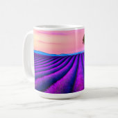 プロヴァンス ラベンダー ブリス コーヒーマグカップ (正面左)