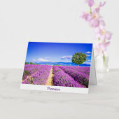 プロヴァンス 箔グリーティングカード (蘭)