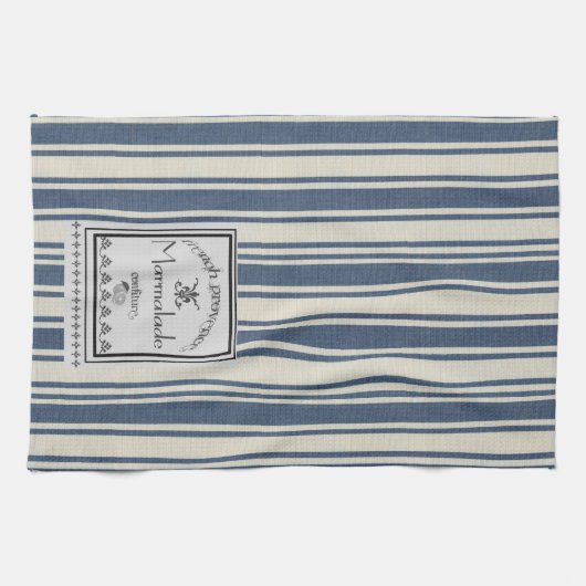 プロヴァンフランスのスマーマレードヴィンテージフランスの キッチンタオル (横)